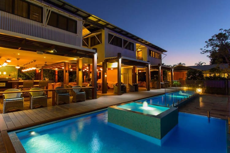 The Deck Restaurant by Night